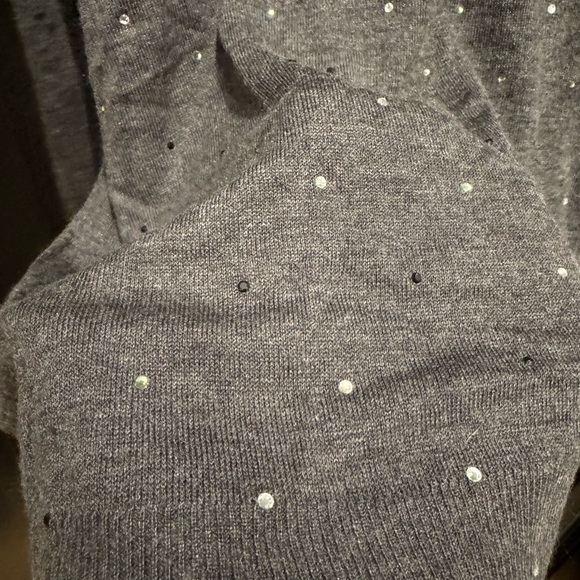 ZARA Charcoal Crystal-Embellished Sweater – XL – Never Worn - Picture 3 of 5
